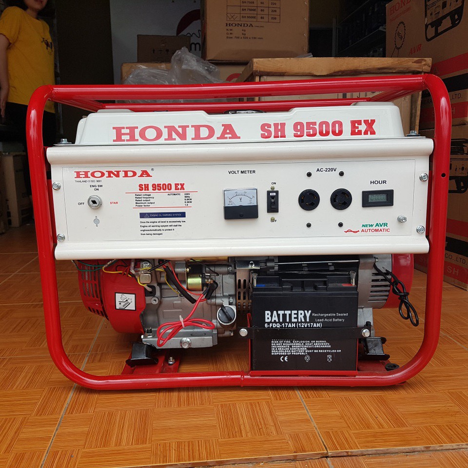 Máy Phát Điện Honda Chạy Xăng 8.5kw SH9500EX (Le Gió Tự Động)