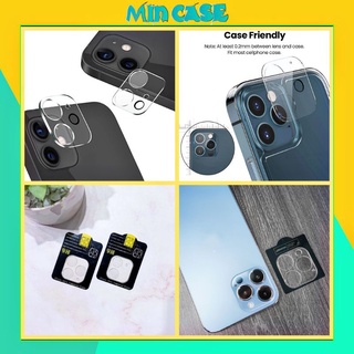 [MÃ 12] Cường Lực Camera Full Cụm Cho Iphon 12 12Mini 12Pro 12ProMax - Full Cụm - Bảo Vệ Toàn Diện Camera