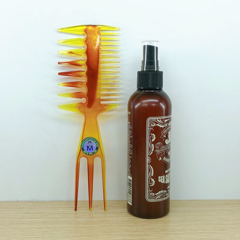 [Chính Hãng UK ] Chai Xịt Tạo Phồng Giữ Nếp Pre-Styling Dapper Dan Sea Salt Spray 200ml tặng lược tạo kiểu tóc