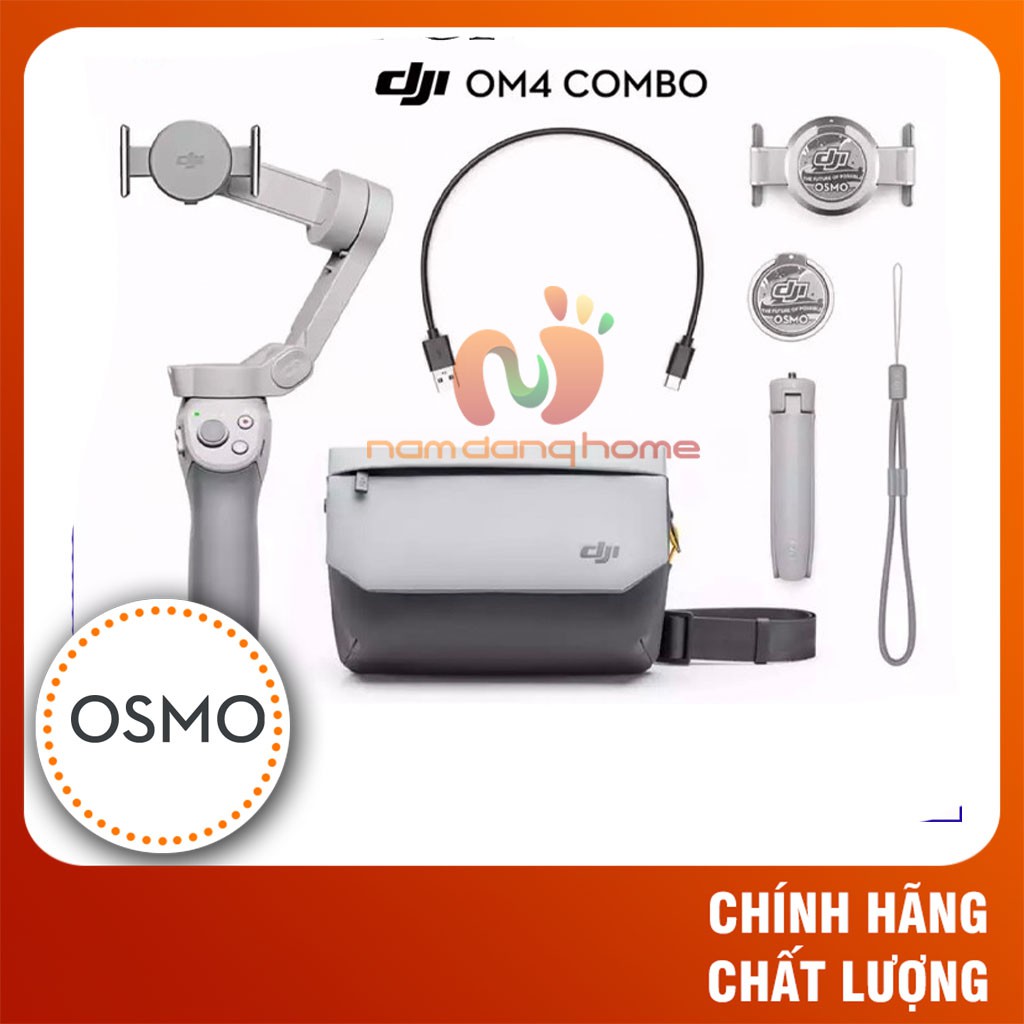 KÈM TÚI ĐEO - Gimbal chống rung DJI OM4, Tay cầm chống rung cho điện thoại DJI Osmo Mobile 4 - Bảo hành 12 tháng | BigBuy360 - bigbuy360.vn