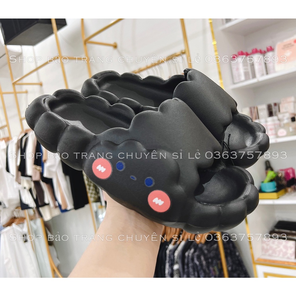 Dép Đế Mềm Chống Trượt Hình Đám Mây Hoạt Hình Đáng Yêu Có Size Dành Cho Nữ- Dép Bánh Mì Siêu Nhẹ Hottrend 2022