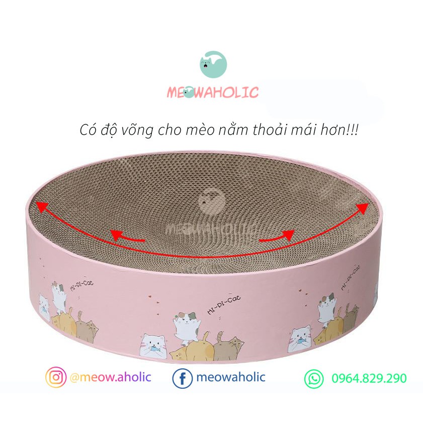 [XẢ KHO - Giảm Giá Mạnh] - Bàn cào móng cho mèo - cào móng TẶNG KÈM CỎ MÈO - [GIÁ TỐT] - ĐỦ SIZE