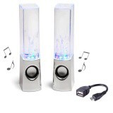 Loa nhạc nước 3D Water Speaker (Trắng) Tặng 1 cáp OTG Bx Electronics