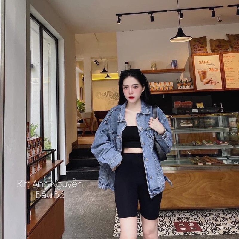 Quần leggin lửng cuộn