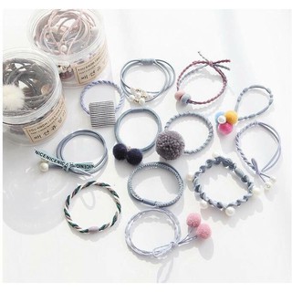 Hộp 12 dây cột tóc Hàn Quốc siu cưng