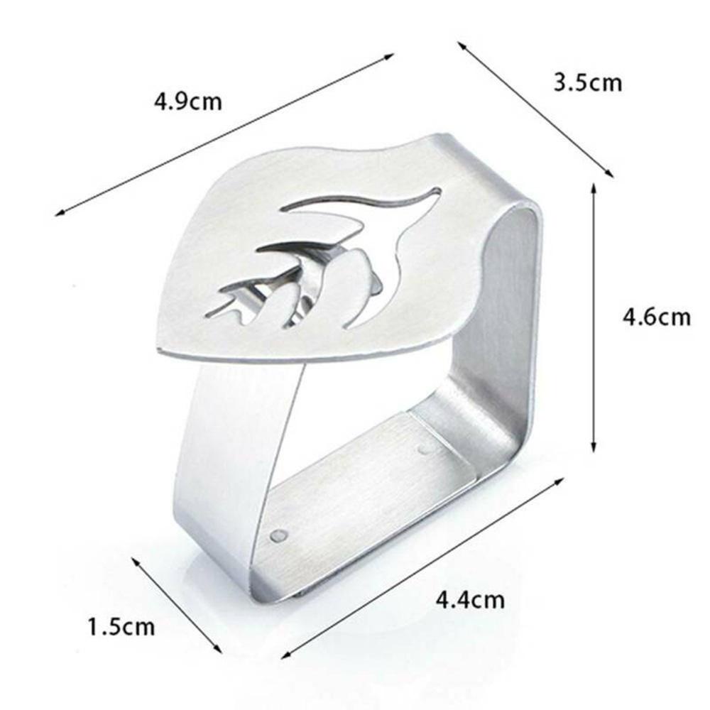PATRICIA Giá Đỡ Kẹp Khăn Trải Bàn Bằng Thép Không Gỉ Tiện Dụng