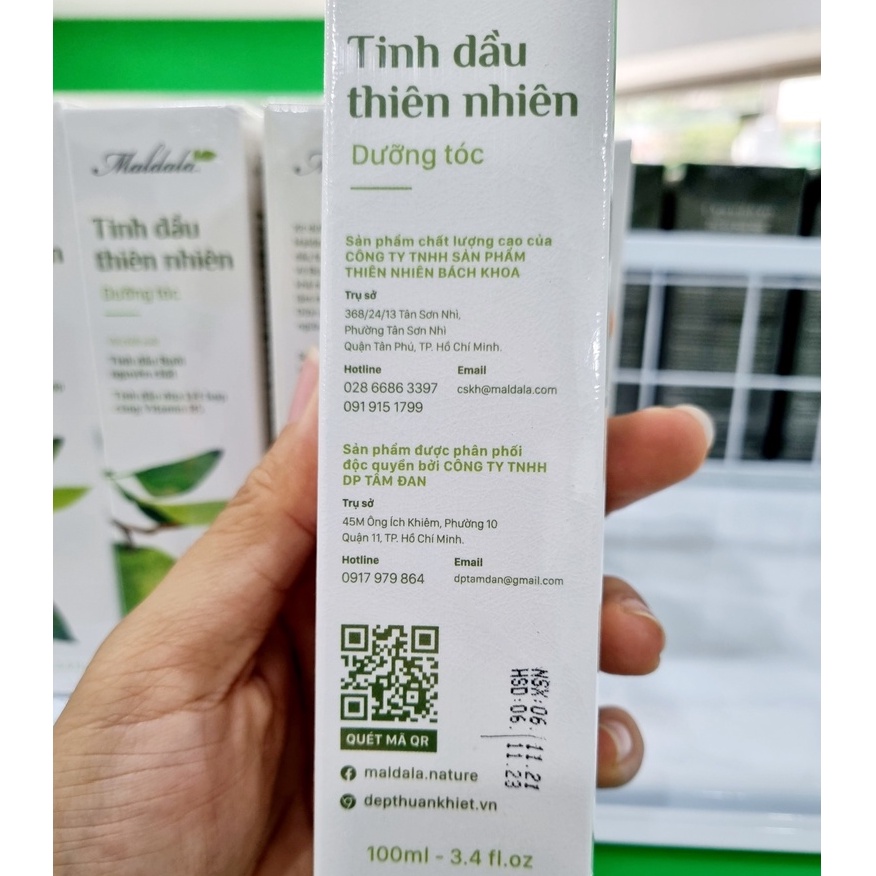 Xịt bưởi dưỡng tóc Madala - Tinh dầu thiên nhiên
