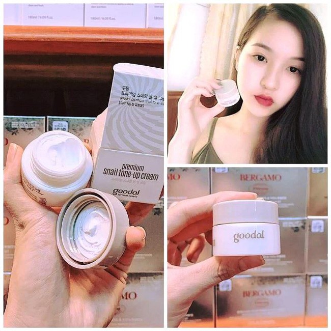 Kem ốc sên Goodal Premium Snail Tone Up mini