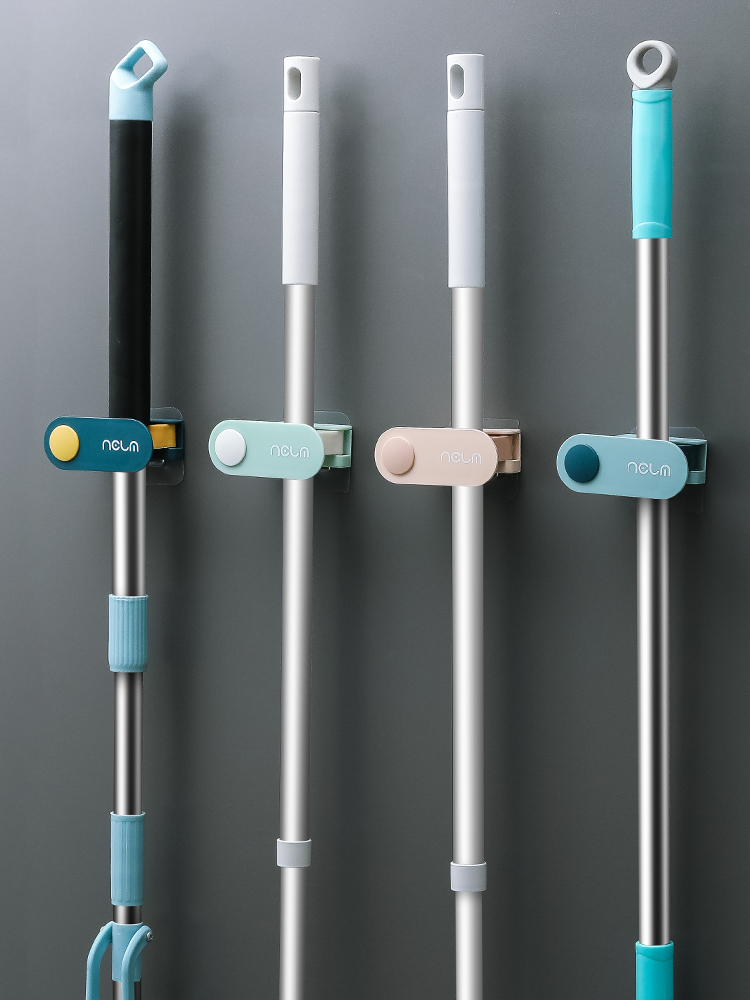 Móc Dán Tường Treo Cây Lau Nhà Tiện Lợi