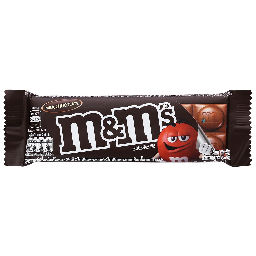 Socola sữa M&amp;M's thanh 46g