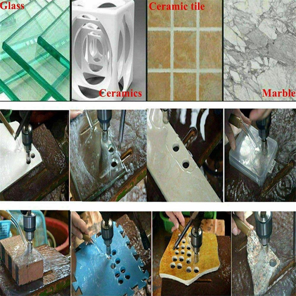 Bộ 30 Lưỡi Cưa Lỗ Cho Vật Liệu Gốm Sứ