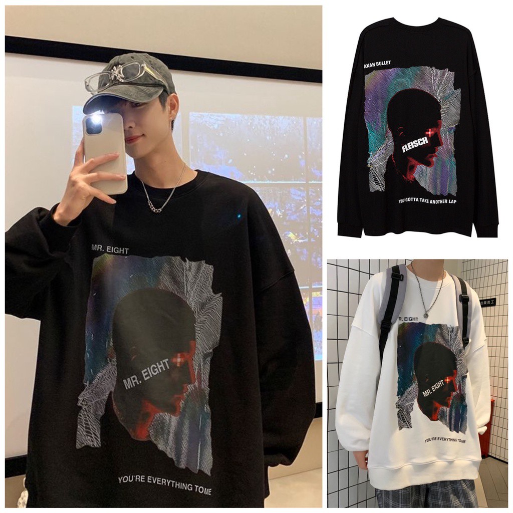 Áo sweater - TINOWEAR , áo nỉ in hình mặt người form rộng unisex cho nam nữ cực chất Thời trang unisex Tino | BigBuy360 - bigbuy360.vn