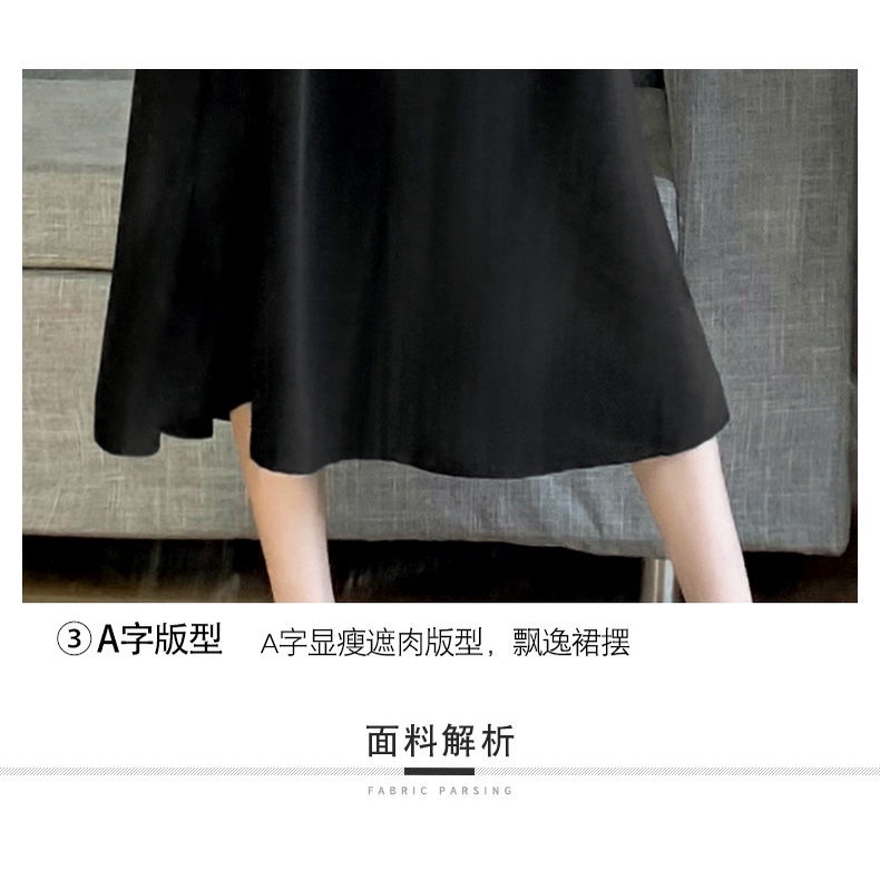 Đầm Hai Dây Dáng Dài Màu Đen Chất Liệu Chiffon Thời Trang Cho Nữ