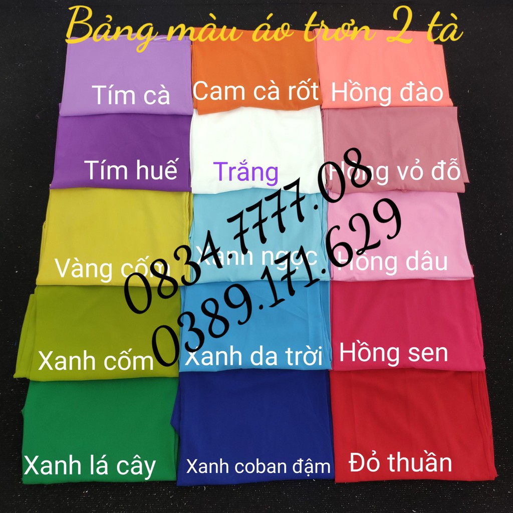[Mã WASKT304 giảm 15% tối đa 30K đơn 99K] ÁO DÀI TRƠN LỤA NHẬT NHIỀU MÀU 2 TÀ | BigBuy360 - bigbuy360.vn