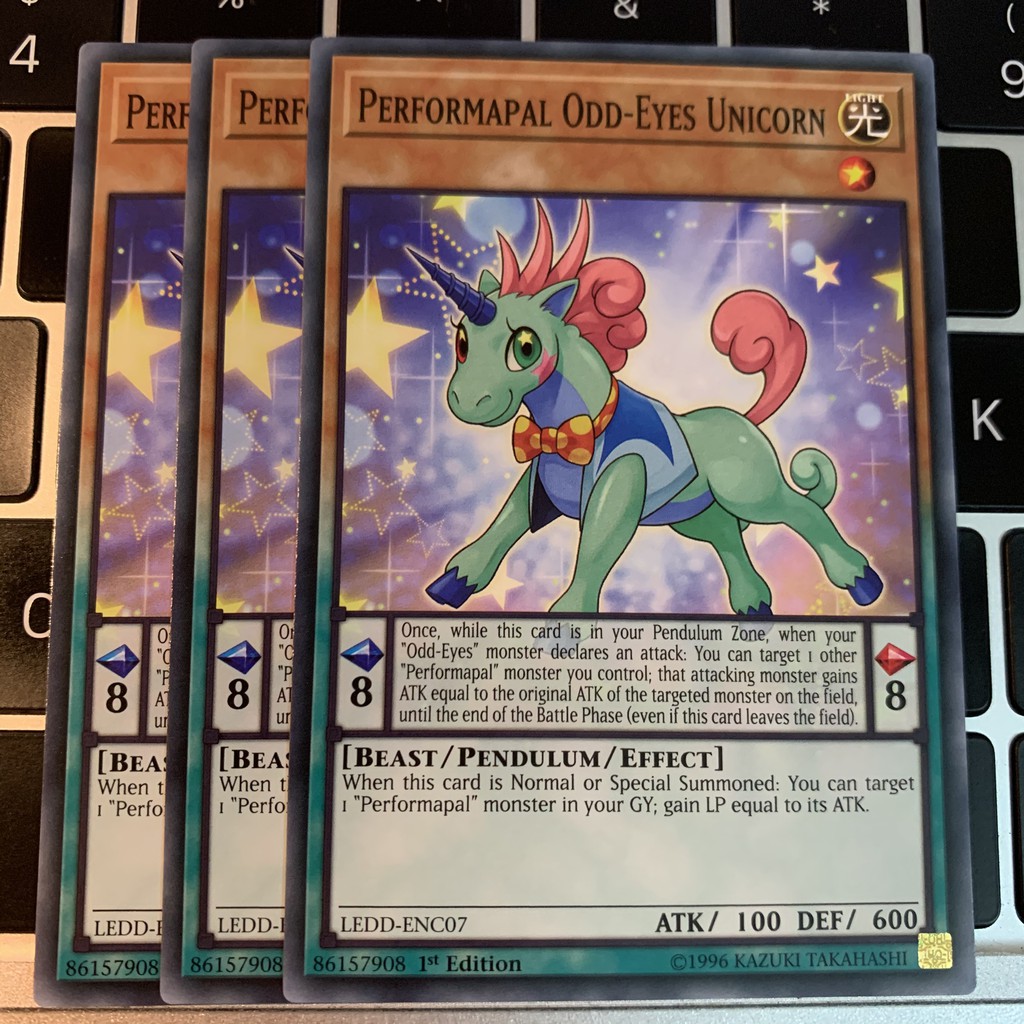 [EN-JP][Thẻ Bài Yugioh Chính Hãng] Performapal Odd-Eyes Unicorn