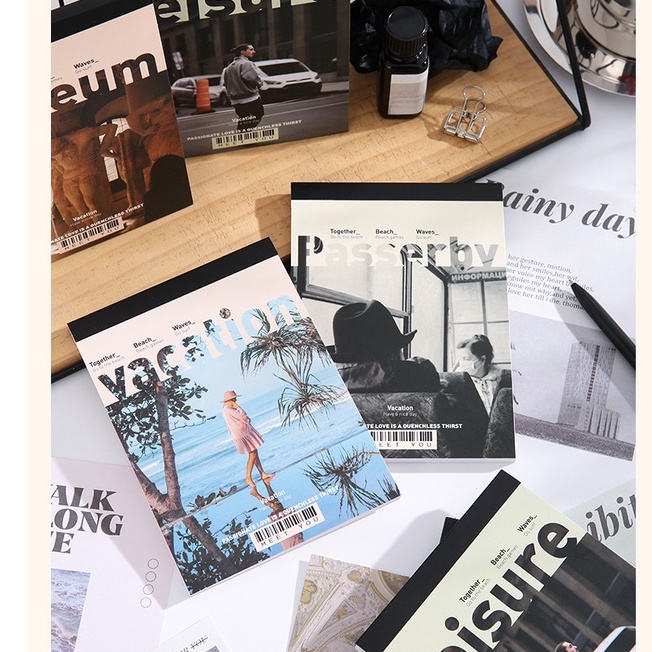 (Video) Sổ hình Retro Eslite trang trí (4 loại)