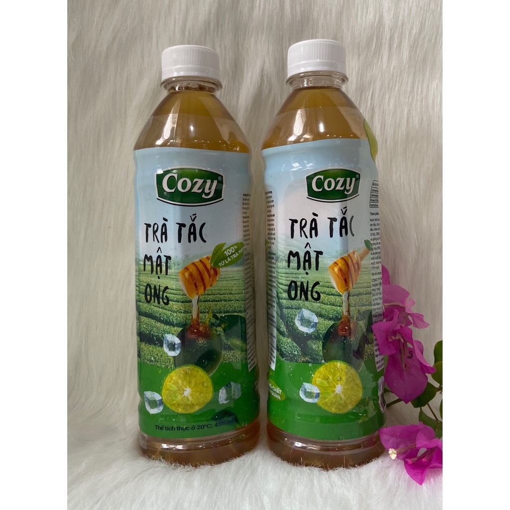 Lốc 6 Chai Trà Cozy Đào Sả/Tắc Mật Ong/Vải/Ô Long Xoài