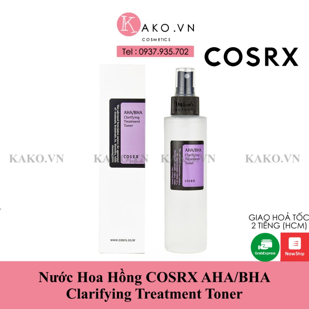 (150ml) Nước Hoa Hồng Cosrx AHA/BHA Clarifying Treatment Toner