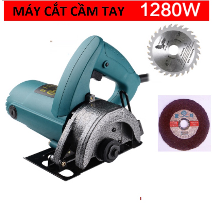 Máy cắt cầm tay công suất lớn 1200w TẶNG KÈM 2 lưỡi cắt