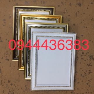 12 khung ảnh A4 mặt mika + 20 đinh 3 chân