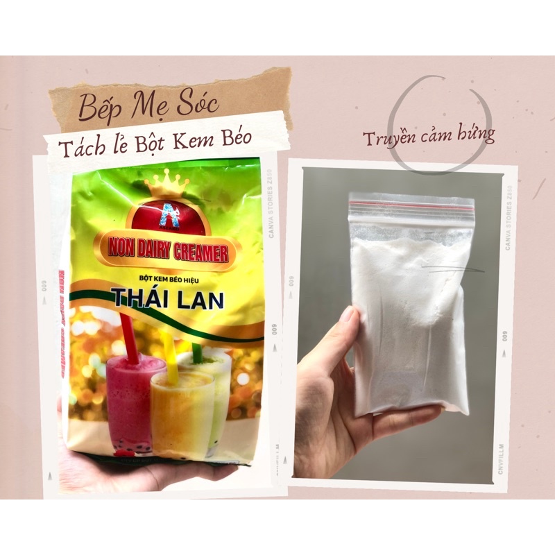 Trà thái Kem Béo Trân Châu Tách Set