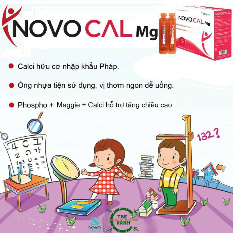canxi hữu cơ Novocal date mới nhất