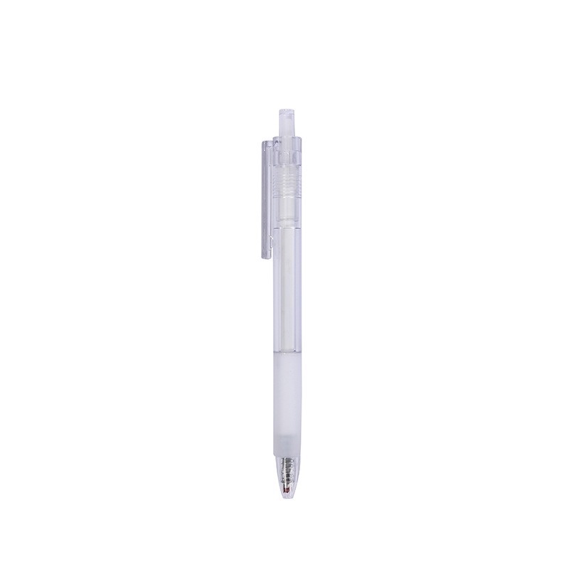 Bút Bi Mực Gel Trong Suốt Ngòi 0.5mm Dung Tích Lớn