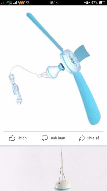 QUẠT TRẦN- QUẠT MÙNG ĐUỔI RUỒI MUỖI | BigBuy360 - bigbuy360.vn