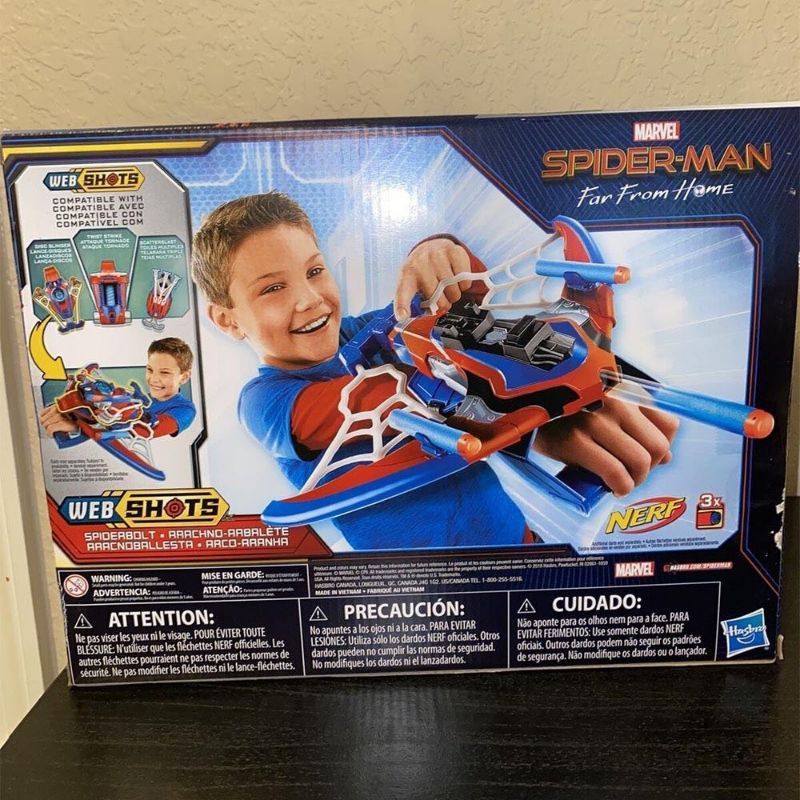 CUNG TÊN SPIDER MAN NERF CHÍNH HÃNG FULLBOX