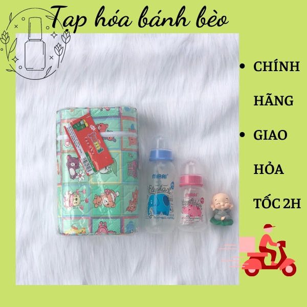🎁🎁( tặng 1 núm ly JUMI)🍼 Combo 1 ủ đôi JUMI + 1 bình sữa MIRAI 250ml + 1 bình sữa 150ml