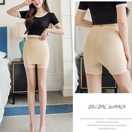 Quần mặc trong váy chống lộ, bảo hộ che, tránh lọt khe mất thẩm mĩ, quần lót mặc váy kháng khuẩn thoáng khí Ame