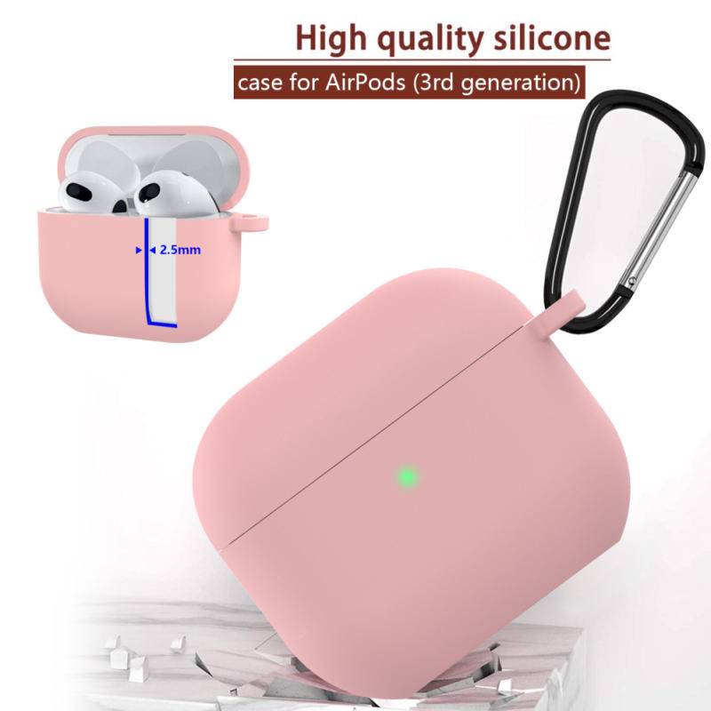 Vỏ Bảo Vệ Hộp Sạc Tai nghe không dây AirPods Pro / 3 2 1 Bằng Silicon Mềm