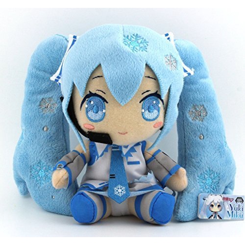 [TAITO] Gấu bông nhỏ Hatsune Miku 2010 Snow Miku Yuki VOCALOID Plush chính hãng Nhật Bản