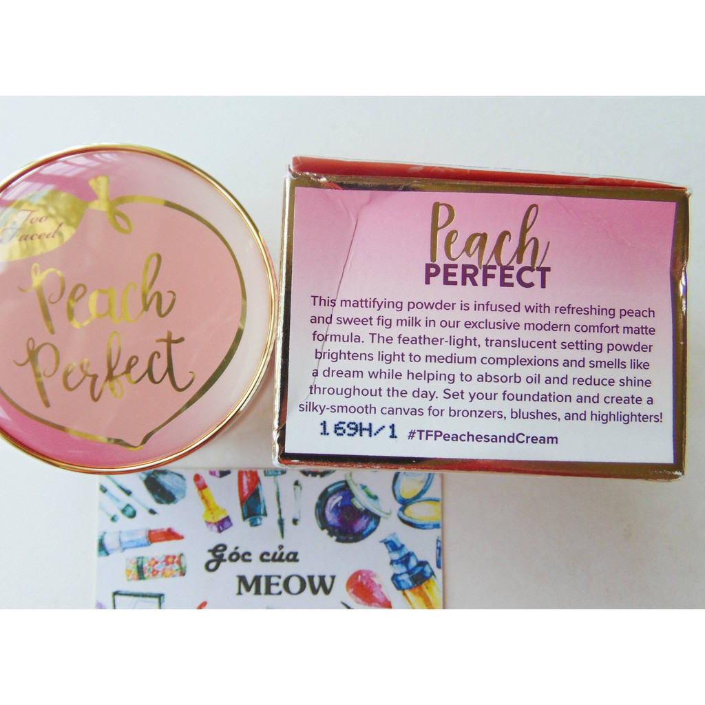 [Fullsize 35g/mini 3.5g] Phấn phủ Too Faced Peach Perfect Mattifying Loose Setting Powder | BigBuy360 - bigbuy360.vn