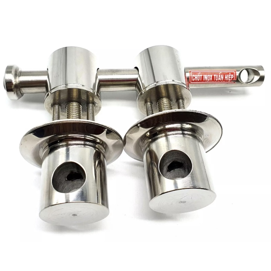 Bộ truỳ, đấm chuỳ inox 304, Then cài cửa - hoạ tiết ngôi sao