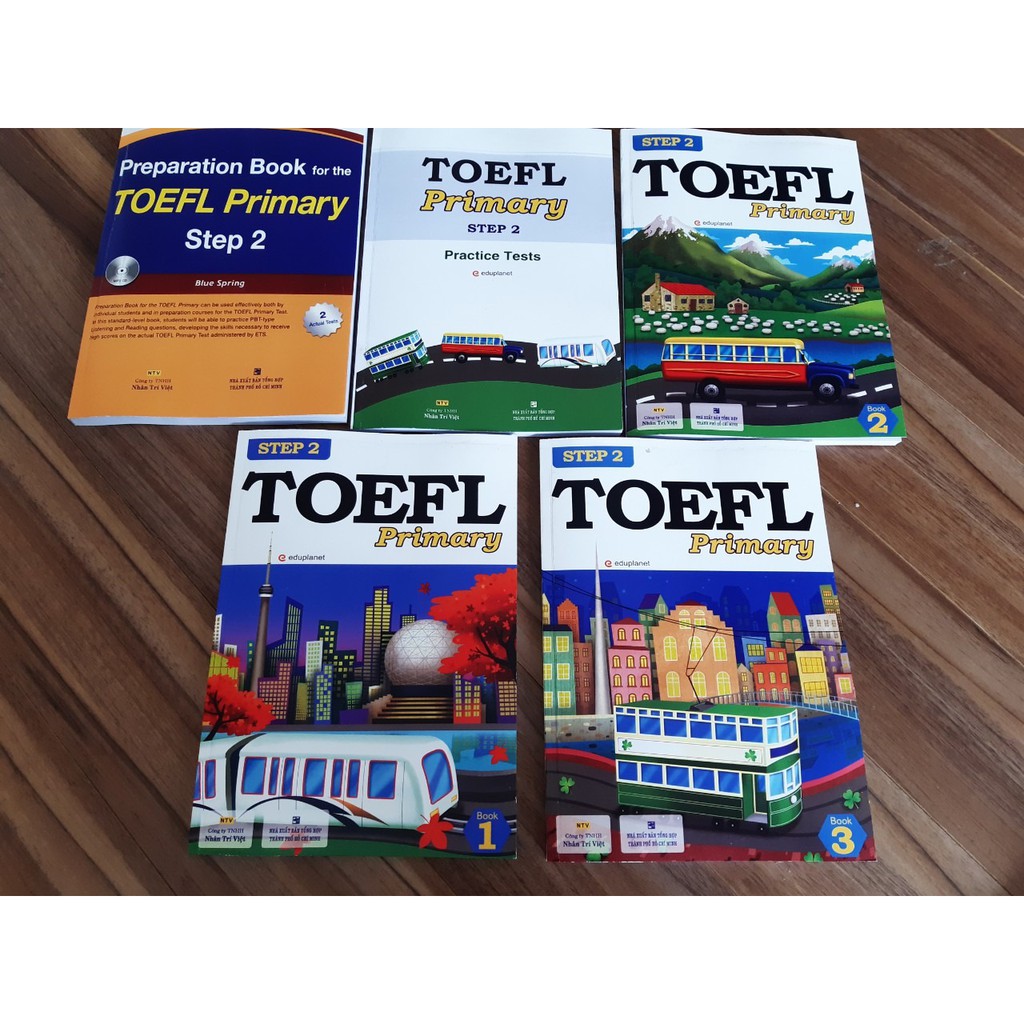 TOEFL PRIMARY (STEP 2- 5 CUỐN)