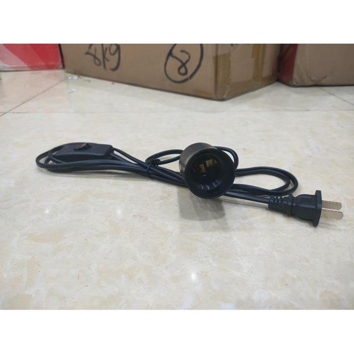 Combo 10 Đui đèn E27 liền dây 3 mét có công tắc