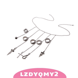 Curiosity Kurapika 5 w / Vòng tay dây chuyền quyến rũ Đạo cụ Cosplay