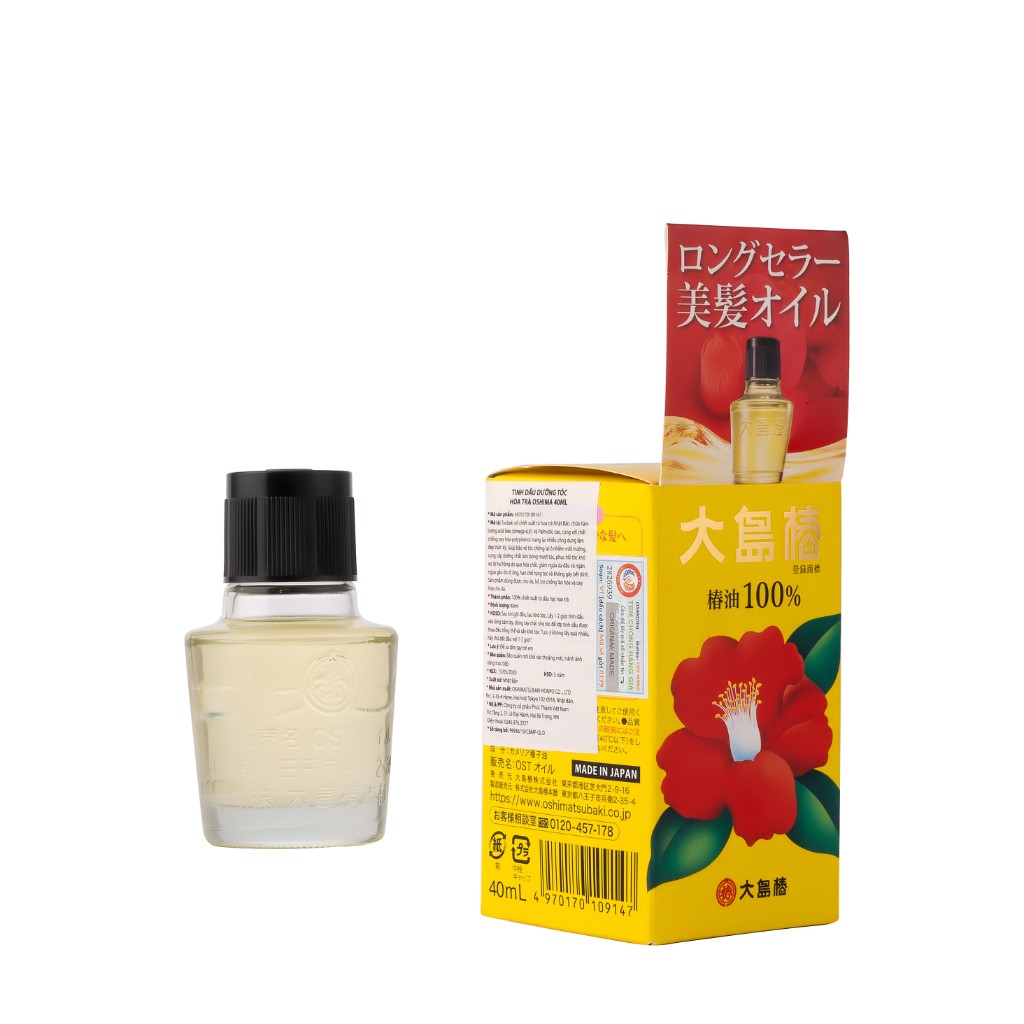 Tinh dầu dưỡng tóc Oshima Tsubaki chiết xuất hoa trà 40ml