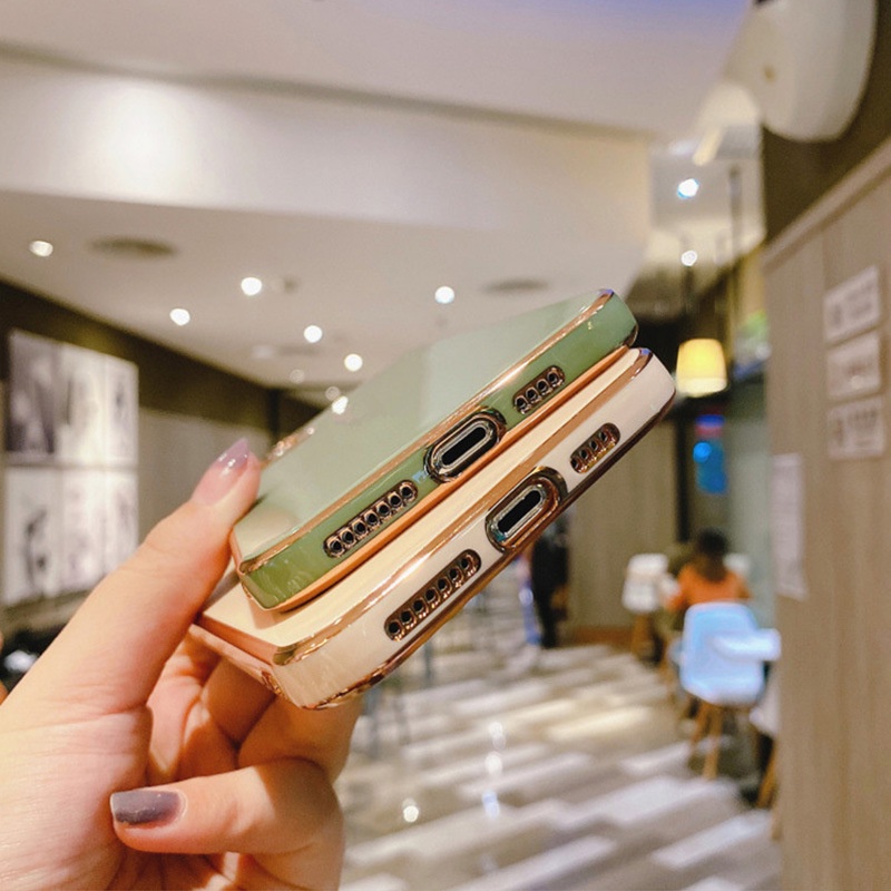 Ốp Điện Thoại Mềm Bảo Vệ Toàn Diện 6d Cho Iphone13 12 11 6 7 8 X XR XS MAX 6S 6S Plus 7Plus 8Plus