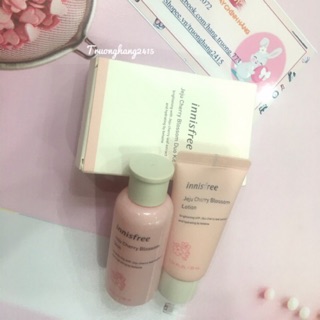 Bộ Kit Dưỡng Trắng Da Innisfree Jeju Cherry Blossom Duo Kit 2 Món