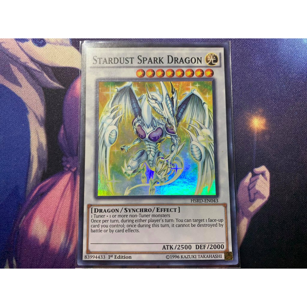 Thẻ Bài Yugioh Chính Hãng Stardust Spark Dragon - HSRD-EN043