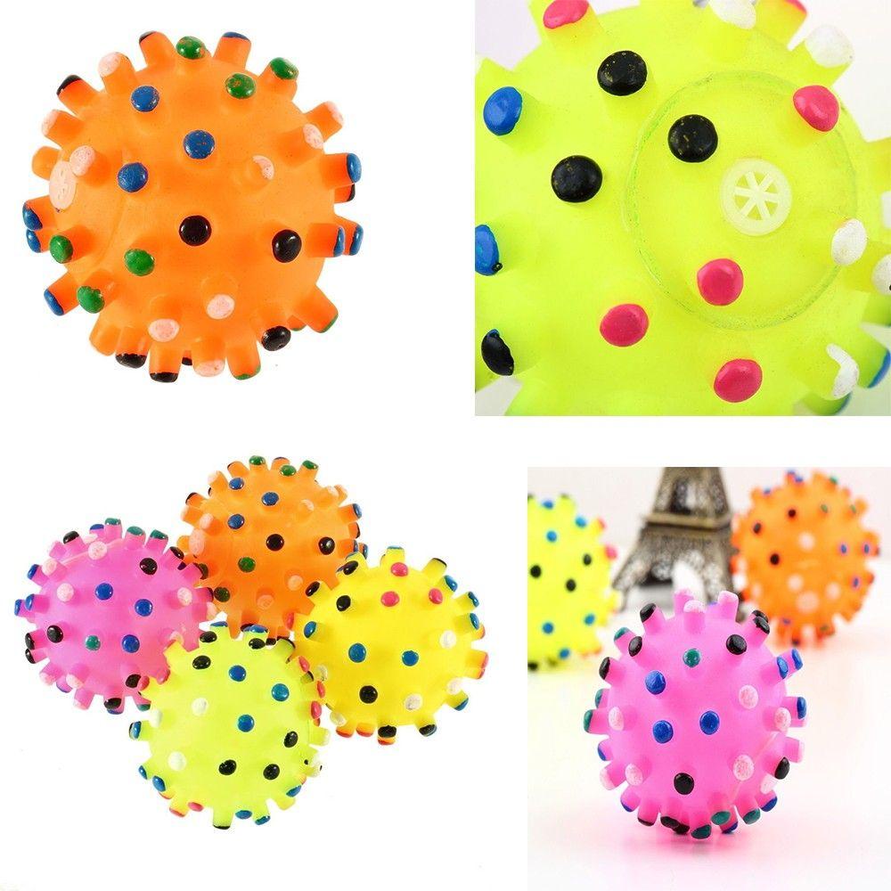 Elsweorth Đồ Chơi Huấn Luyện Ăn Uống Bóng Dệt Thoát Nước Giá Rẻ Bằng Cao Su Đầy Màu Sắc Vui Nhộn Cho