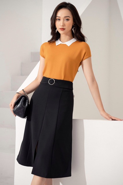 Chân váy chữ a bổ mảnh xẻ giữa sang chảnh | BigBuy360 - bigbuy360.vn
