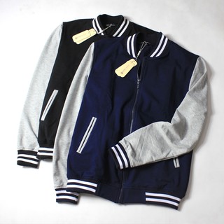 Áo khoác bóng chày nam (MS 1828) - áo khoác nỉ bigsize ngoại cỡ - hàng thiết kế có sẵn