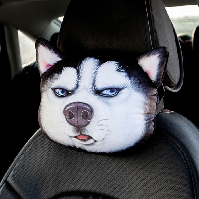 Gối Đầu Xe Ô Tô Dễ Thương Trang Trí Ô Tô Gối Tựa Đầu Xe Hơi Hình Thú Cưng 3D ZATASTORE | BigBuy360 - bigbuy360.vn