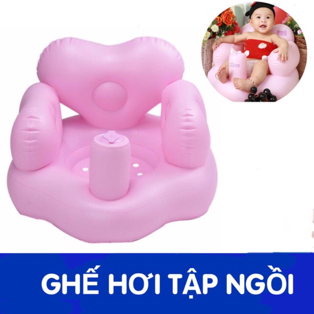 Ghế hơi tập ngồi cho bé có tựa/không tựa/ hình vịt siêu xinh