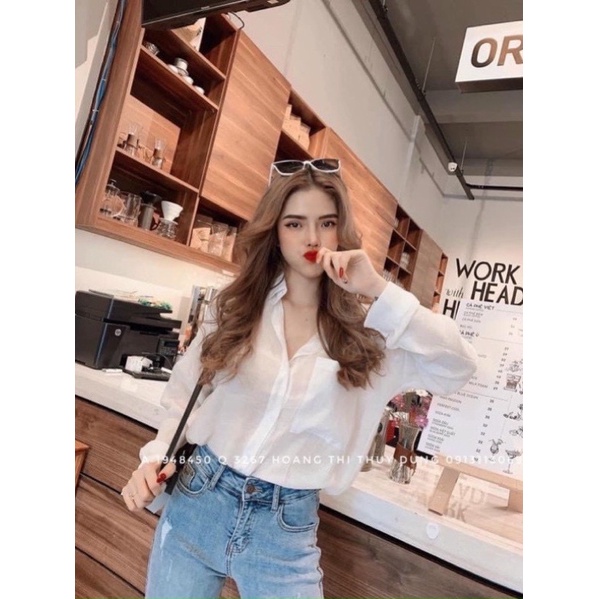Áo sơ mi denim hàng bigsize 50-90kg