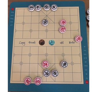 bàn cờ tướng bằng da dày 2mm