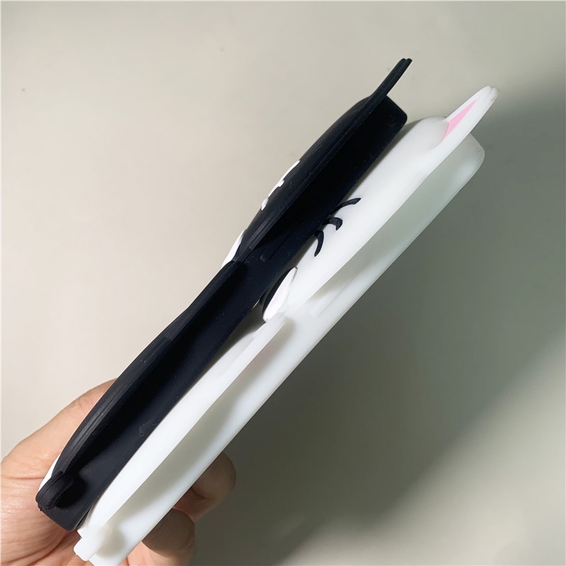 Ốp Điện Thoại TPU Mềm In Hình Hoạt Hình 3D Phát Sáng Trong Đêm Có Dây Đeo Cho Oppo A5S A7 F9 F5 F7 A83 R15 F1S A59 A12 A3S Realme C1